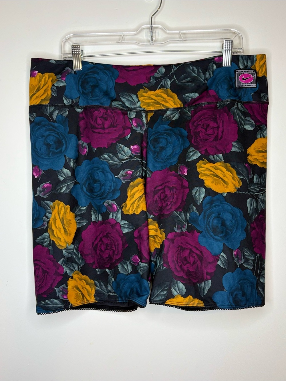 Nike One NWT Floral Bike Shorts Mid-Rise 7In Dri-Fit Size XXL